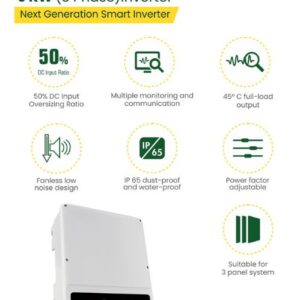 Talli Solar – 6kW Three Phase Solar On Grid Inverter