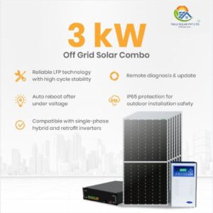 Talli Solar – 3 kW Off-Grid Solar Combo